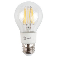 Лампа светодиодная ЭРА FILLAMENT, Е 27, А60, 5 Вт, Белый