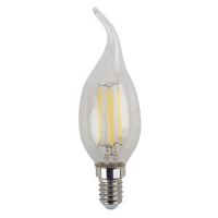 Лампа светодиодная ЭРА FILLAMENT, Е 14, BXS, 5 Вт, Теплый белый