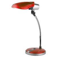 Настольная лампа ЭРА NE-301, 15 Вт, красный