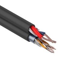 Мульти-кабель Rexant FTP 4PR 24AWG CAT5e + 2х0.75мм2., 1м (бухта 200м), черный, OUTDOOR REXANT