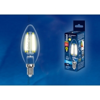 Лампа светодиодная Uniel серия SKY LED-C35-6W/WW/E14/CL PLS02WH
