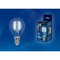 Лампа светодиодная Uniel серия SKY LED-G45-6W/NW/E14/CL PLS02WH