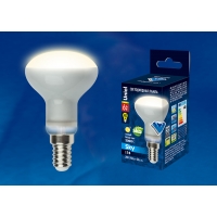 Лампа светодиодная Uniel серия SKY LED-R50-6W/WW/E14/FR PLS02WH