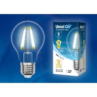 Лампа светодиодная Uniel серия AIR LED-A60-8W/NW/E27/CL GLA01TR