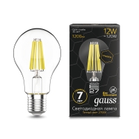 Лампа Gauss LED Filament Graphene A60 E27 12W 1200lm 2700К 1/10/40