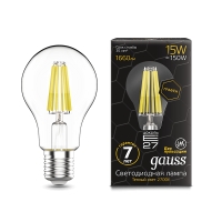 Лампа Gauss LED Filament Graphene A60 E27 15W 1660lm 2700К 1/10/40
